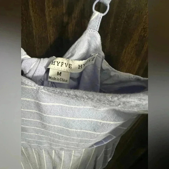 Hyfve Striped Tank-Open Back-Size:Medium - Picture 5 of 8